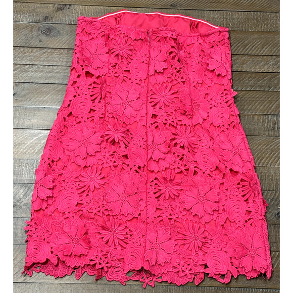 VICI Madelyn Embroidered Floral Strapless MINI Dress -Worn Once- Women's Size L - Picture 8 of 11
